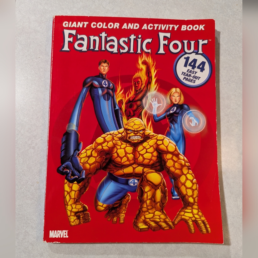 Marvel Fantastic Four Color and Activity Book 2005 Meredith Books